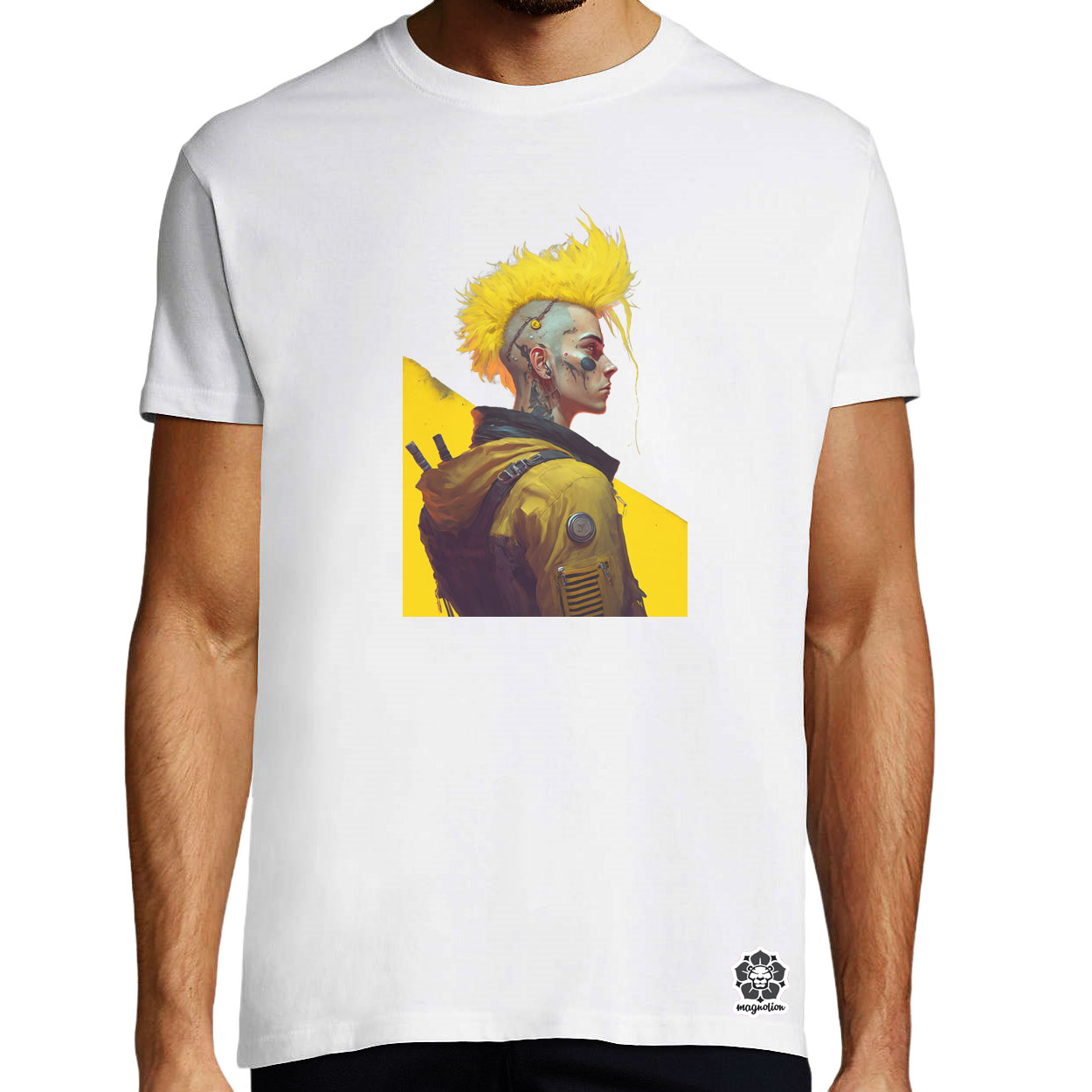 Yellowpunk férfi v1 egyedi póló 