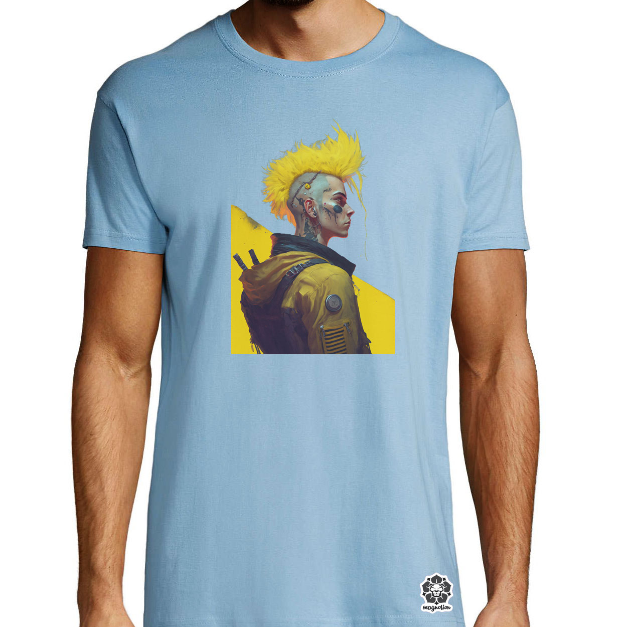 Yellowpunk férfi v1 egyedi póló 