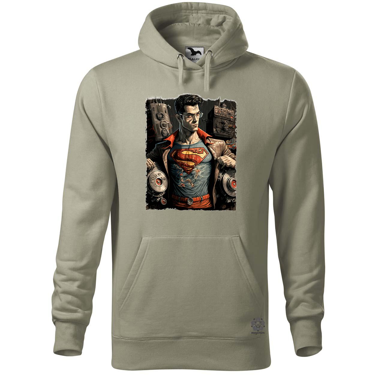 Superman fiatalon retropunk fanart v2 egyedi  pulóver 