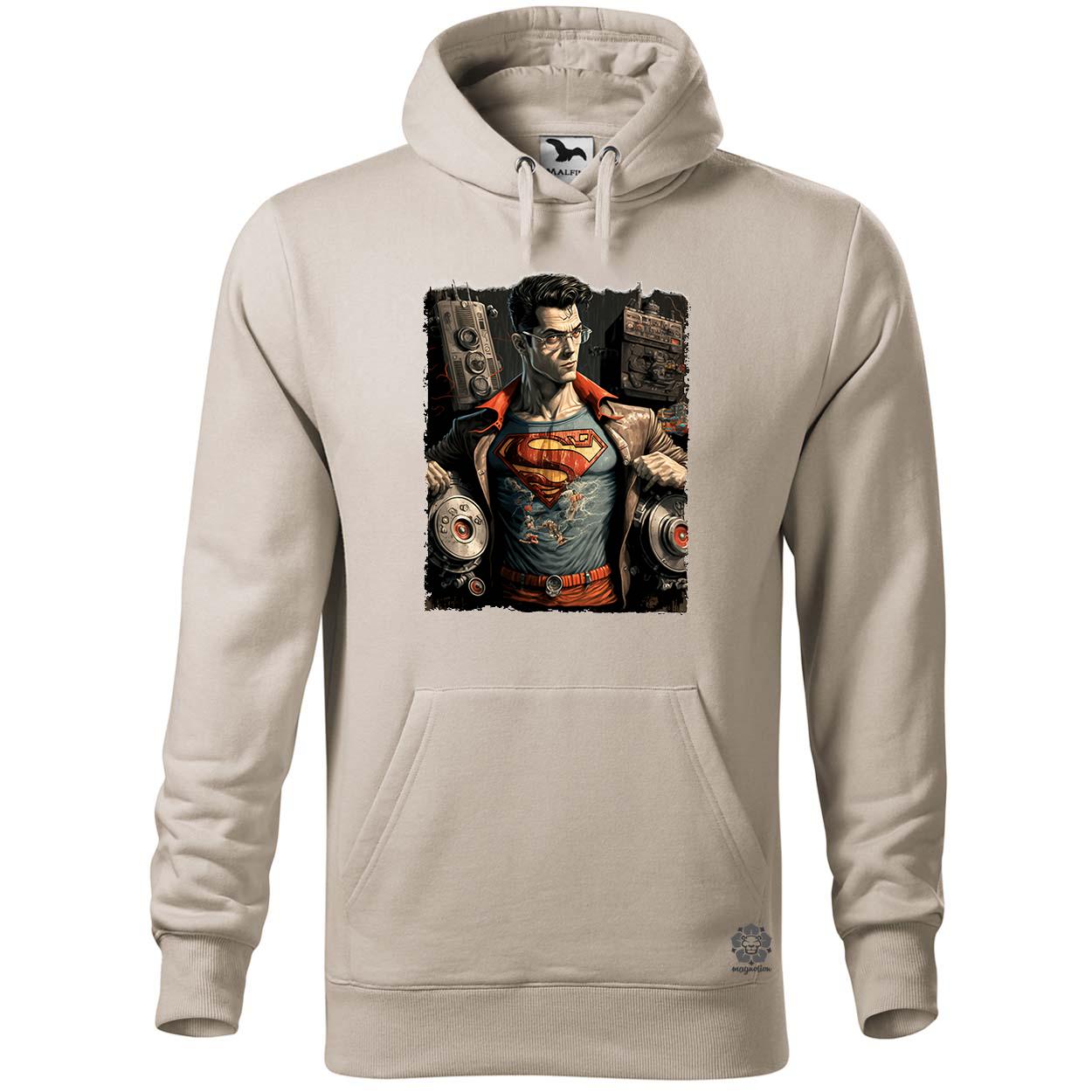 Superman fiatalon retropunk fanart v2 egyedi  pulóver 