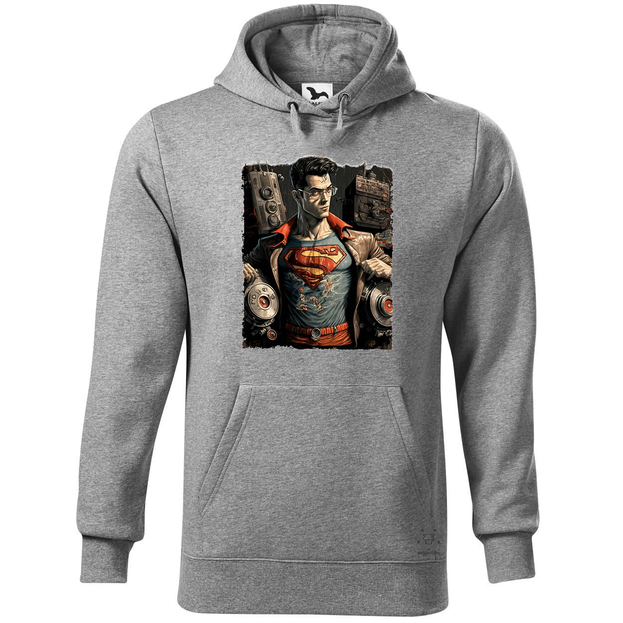 Superman fiatalon retropunk fanart v2 egyedi  pulóver 