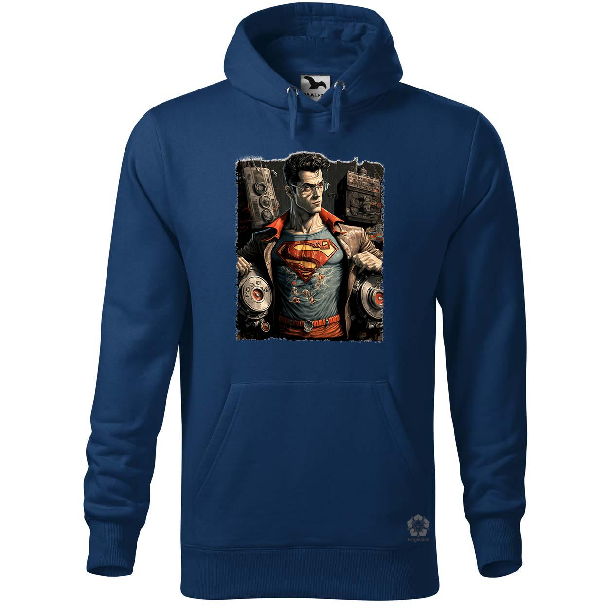 Superman fiatalon retropunk fanart v2 egyedi  pulóver 