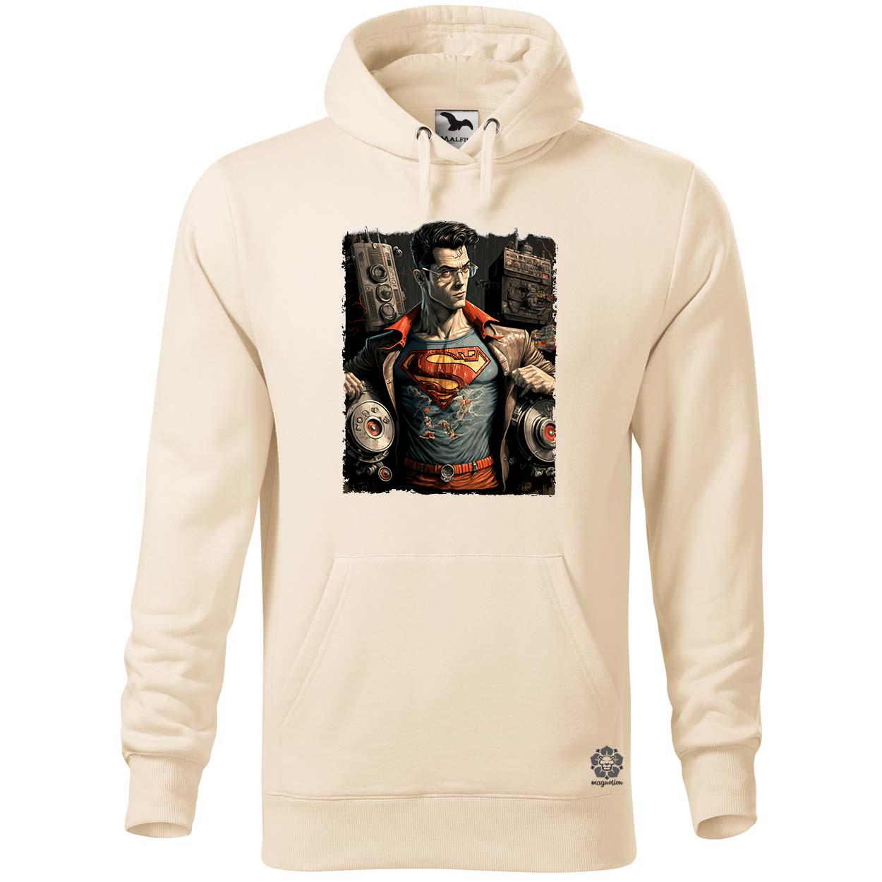 Superman fiatalon retropunk fanart v2 egyedi  pulóver 
