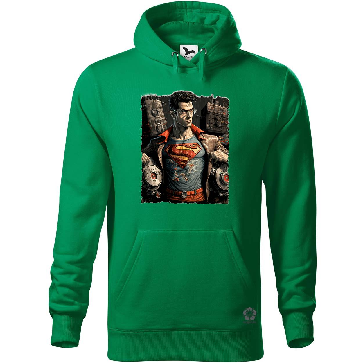 Superman fiatalon retropunk fanart v2 egyedi  pulóver 