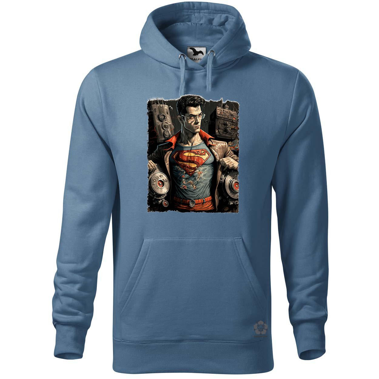 Superman fiatalon retropunk fanart v2 egyedi  pulóver 
