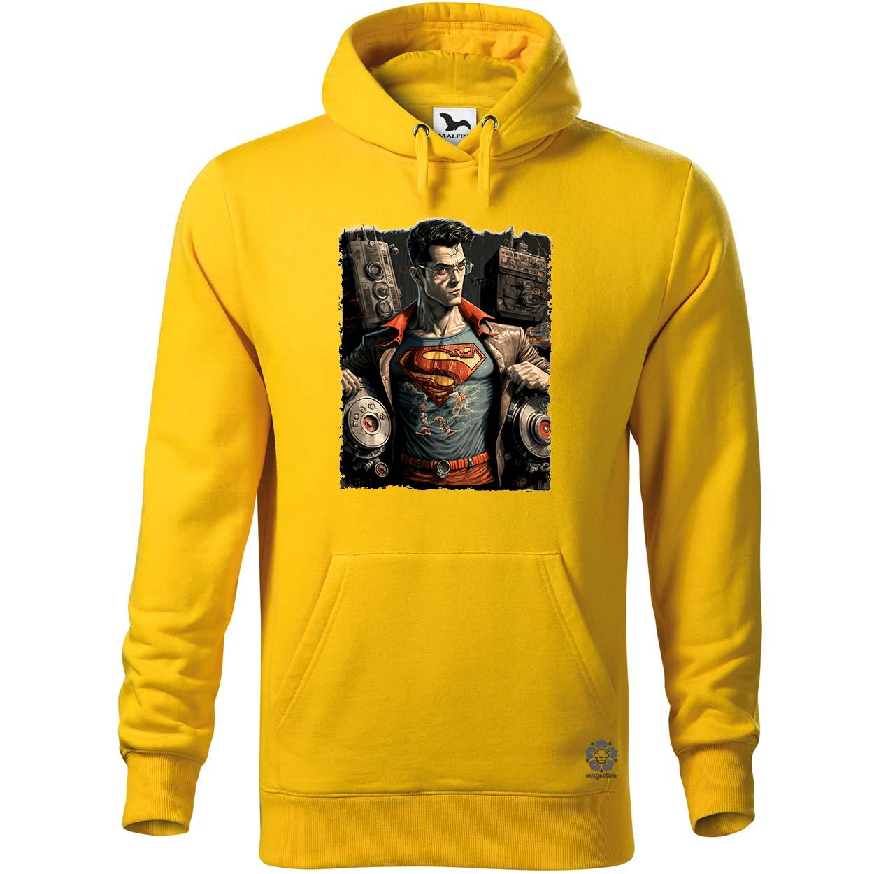 Superman fiatalon retropunk fanart v2 egyedi  pulóver 