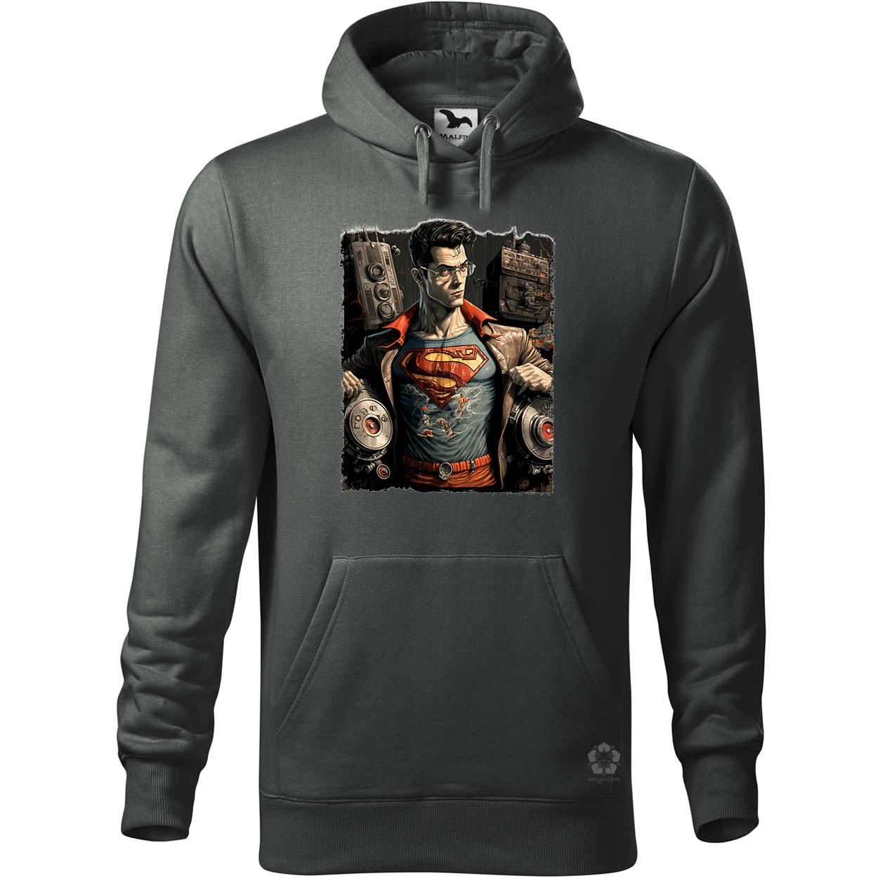Superman fiatalon retropunk fanart v2 egyedi  pulóver 