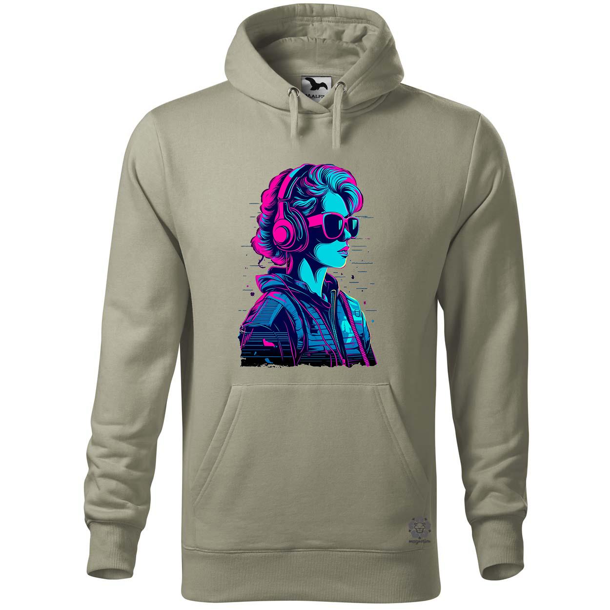 Synthwave digitális művészet v2 egyedi  pulóver 