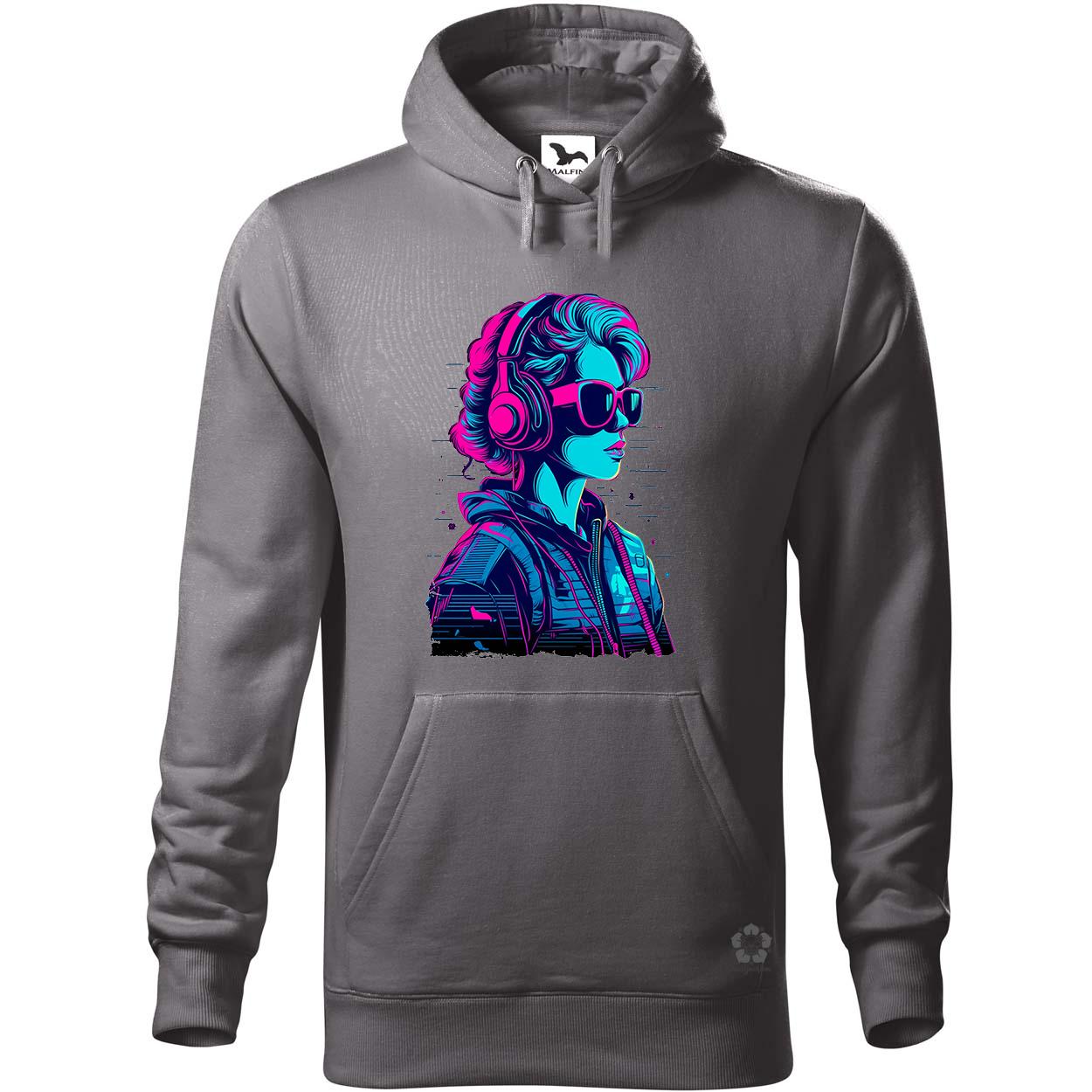 Synthwave digitális művészet v2 egyedi  pulóver 