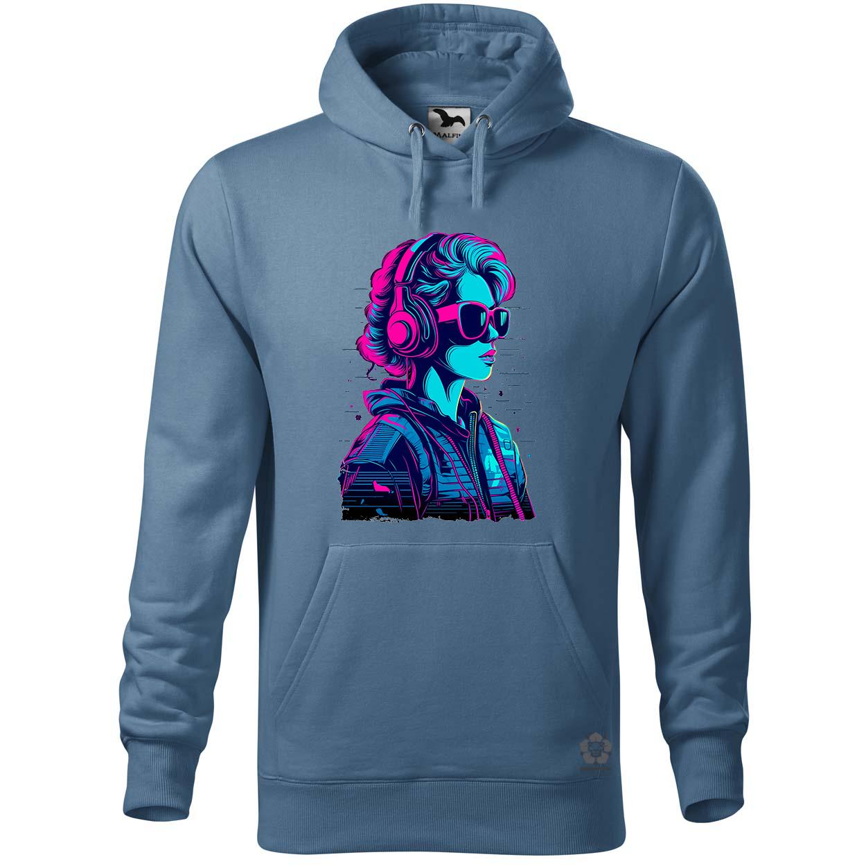 Synthwave digitális művészet v2 egyedi  pulóver 