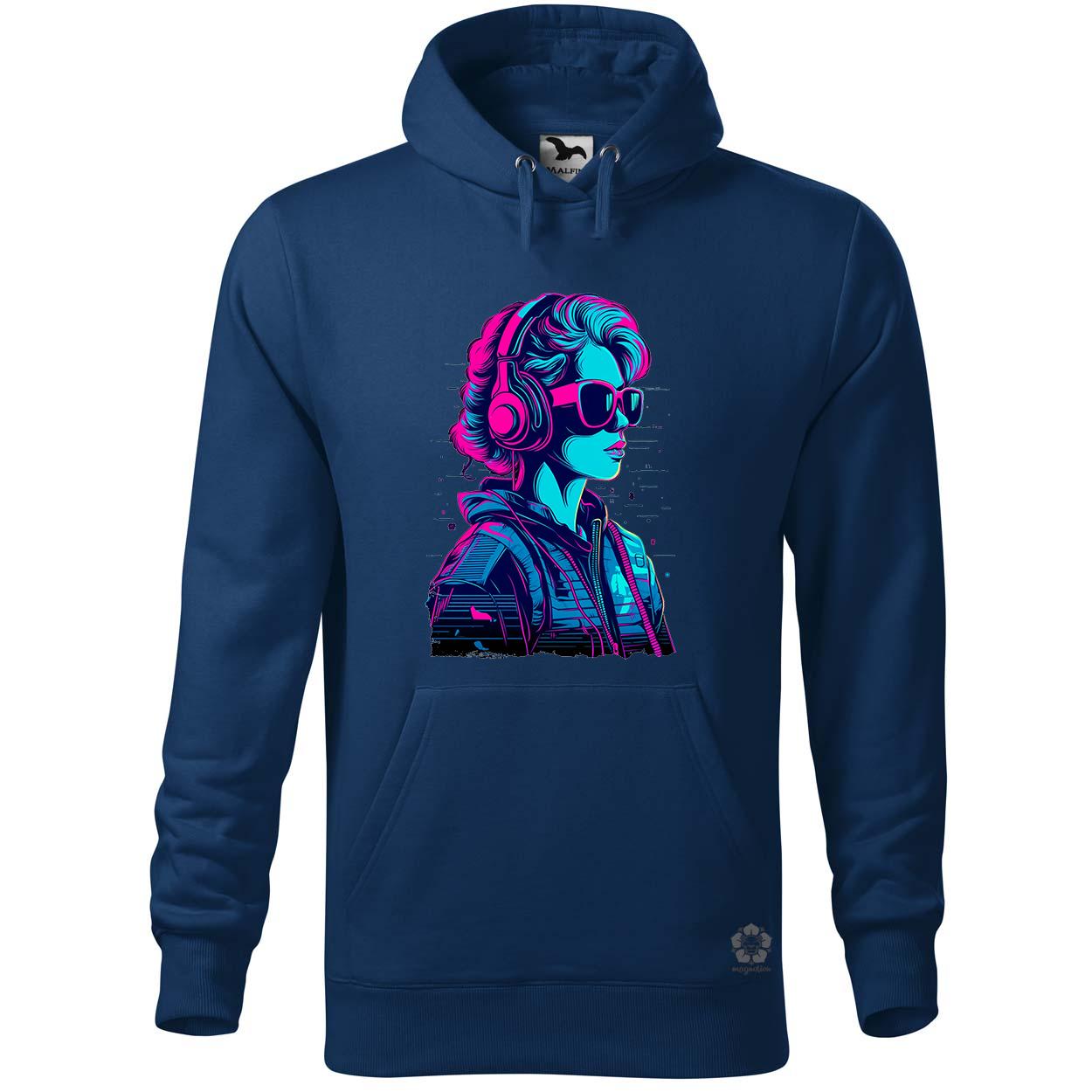 Synthwave digitális művészet v2 egyedi  pulóver 