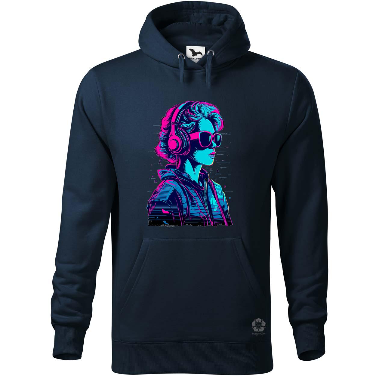 Synthwave digitális művészet v2 egyedi  pulóver 