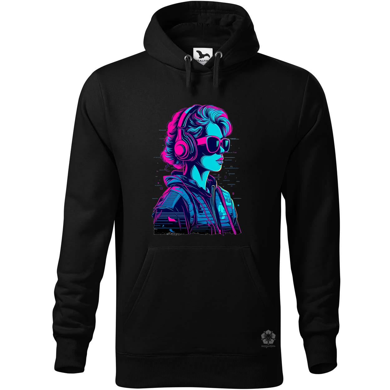 Synthwave digitális művészet v2 egyedi  pulóver 