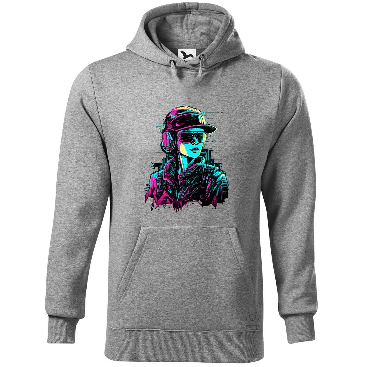 Synthwave digitális művészet v4 egyedi  pulóver 