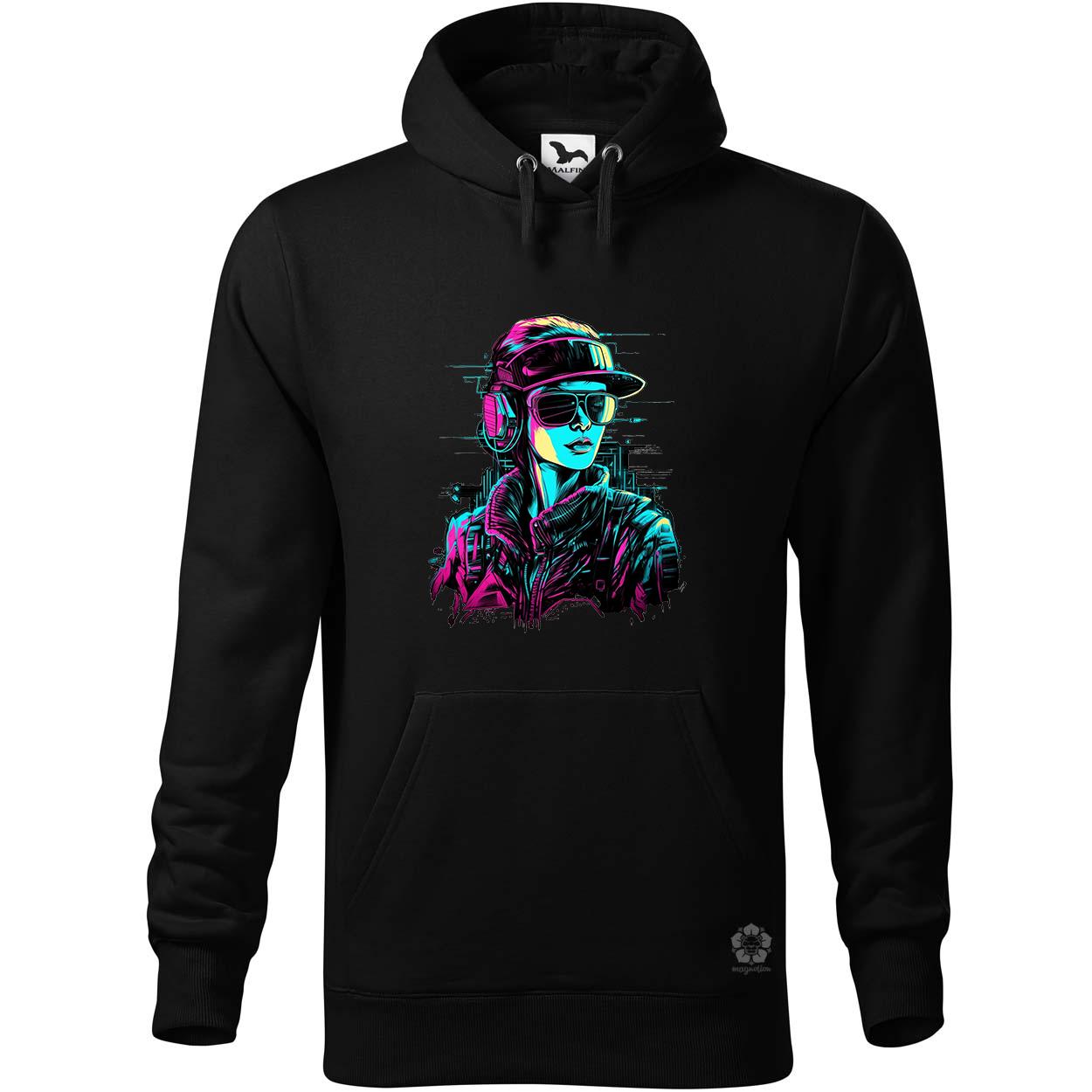 Synthwave digitális művészet v4 egyedi  pulóver 