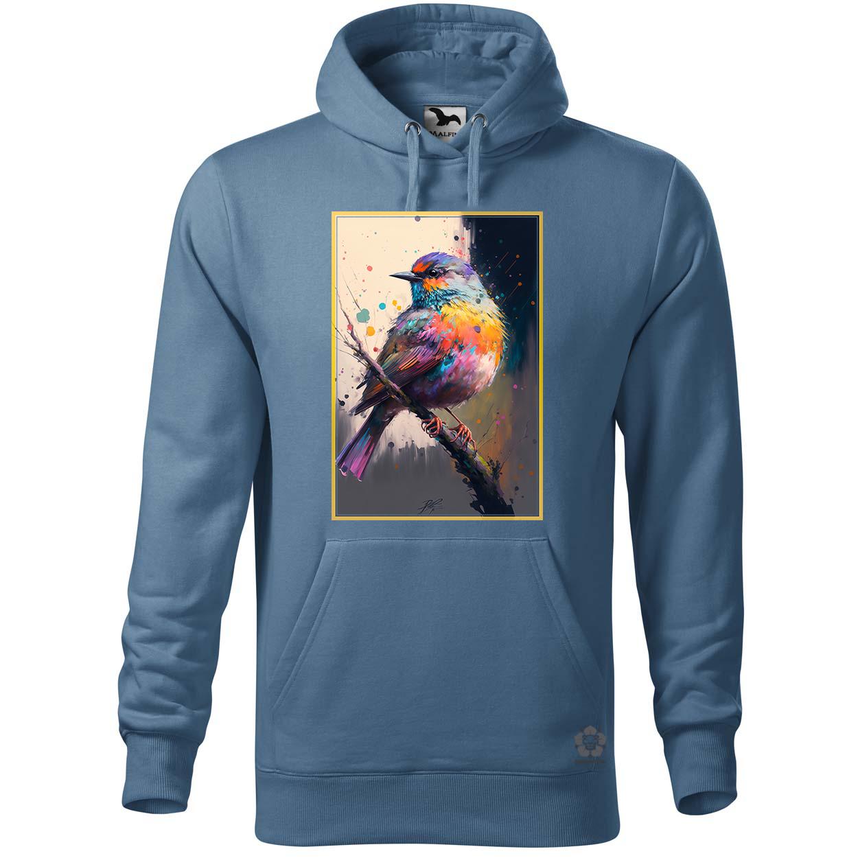 Színes madár v1 egyedi  pulóver 