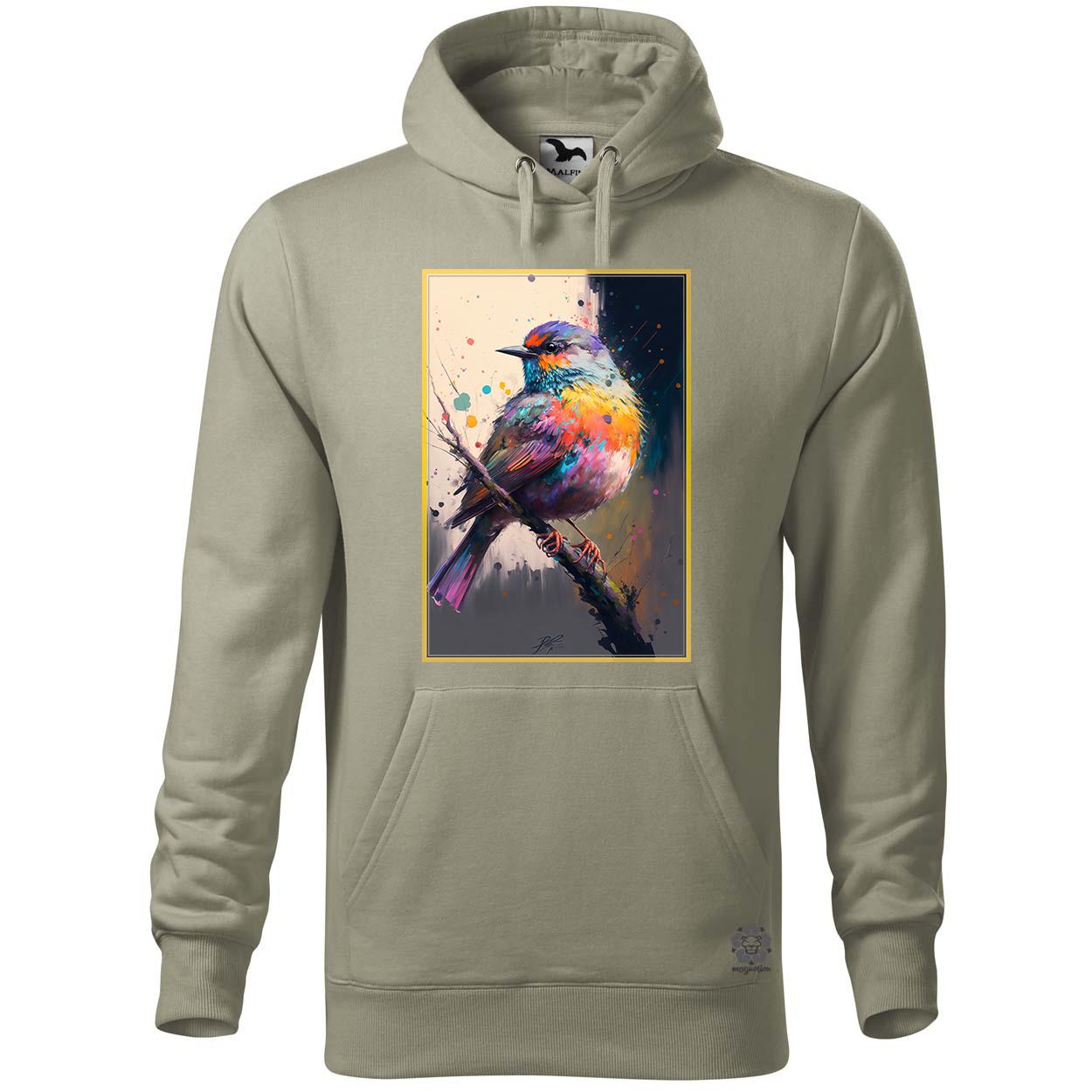Színes madár v1 egyedi  pulóver 