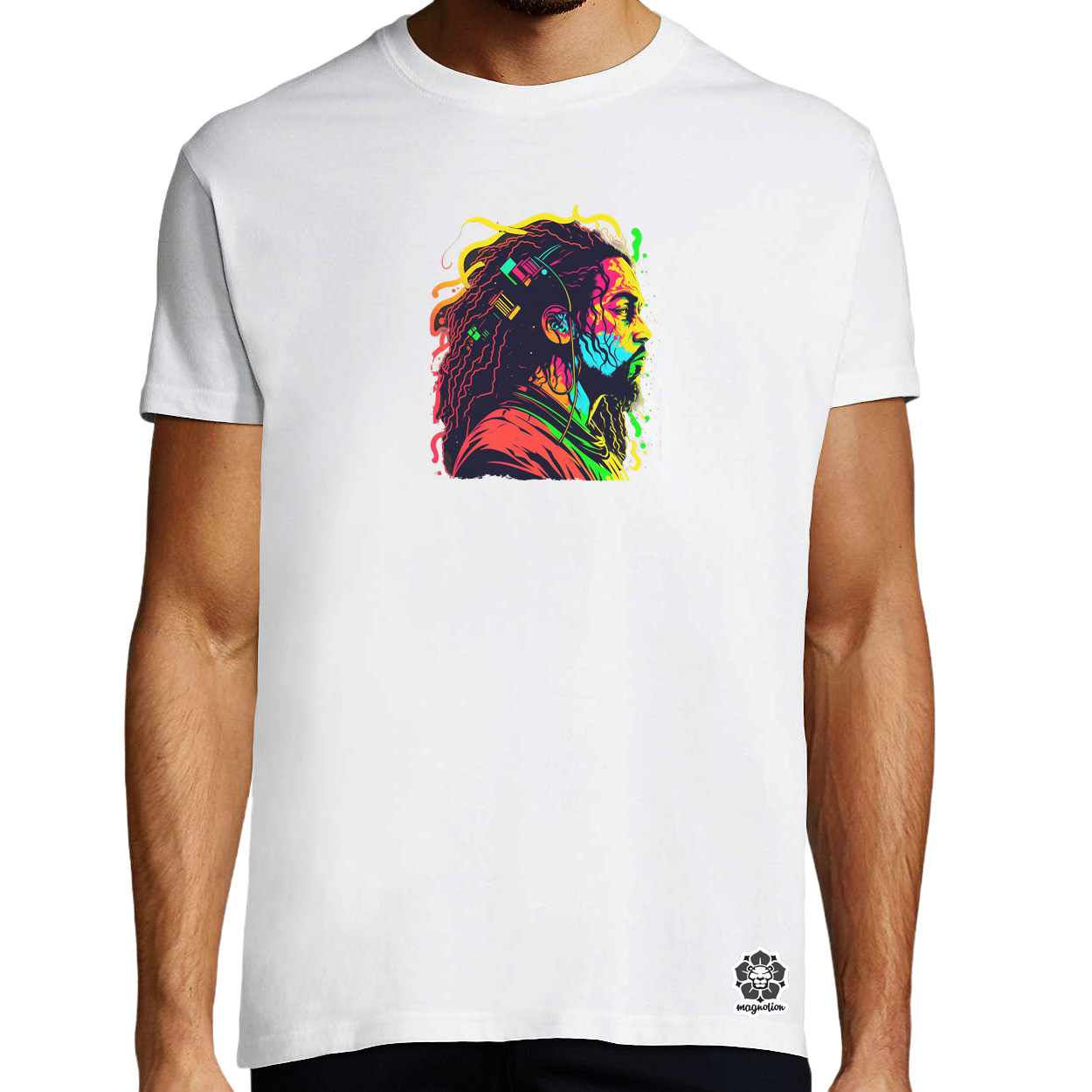 Bob Marley portré v1 egyedi póló 