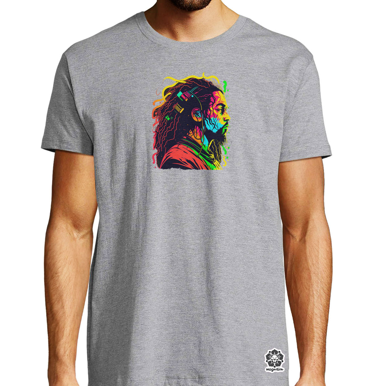 Bob Marley portré v1 egyedi póló 