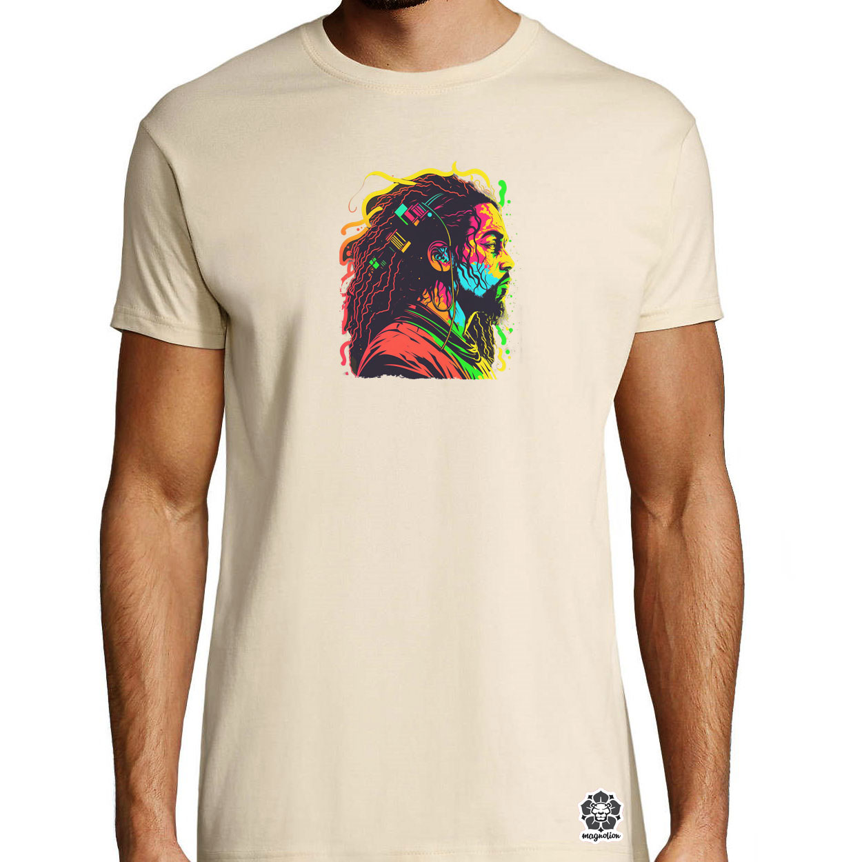 Bob Marley portré v1 egyedi póló 