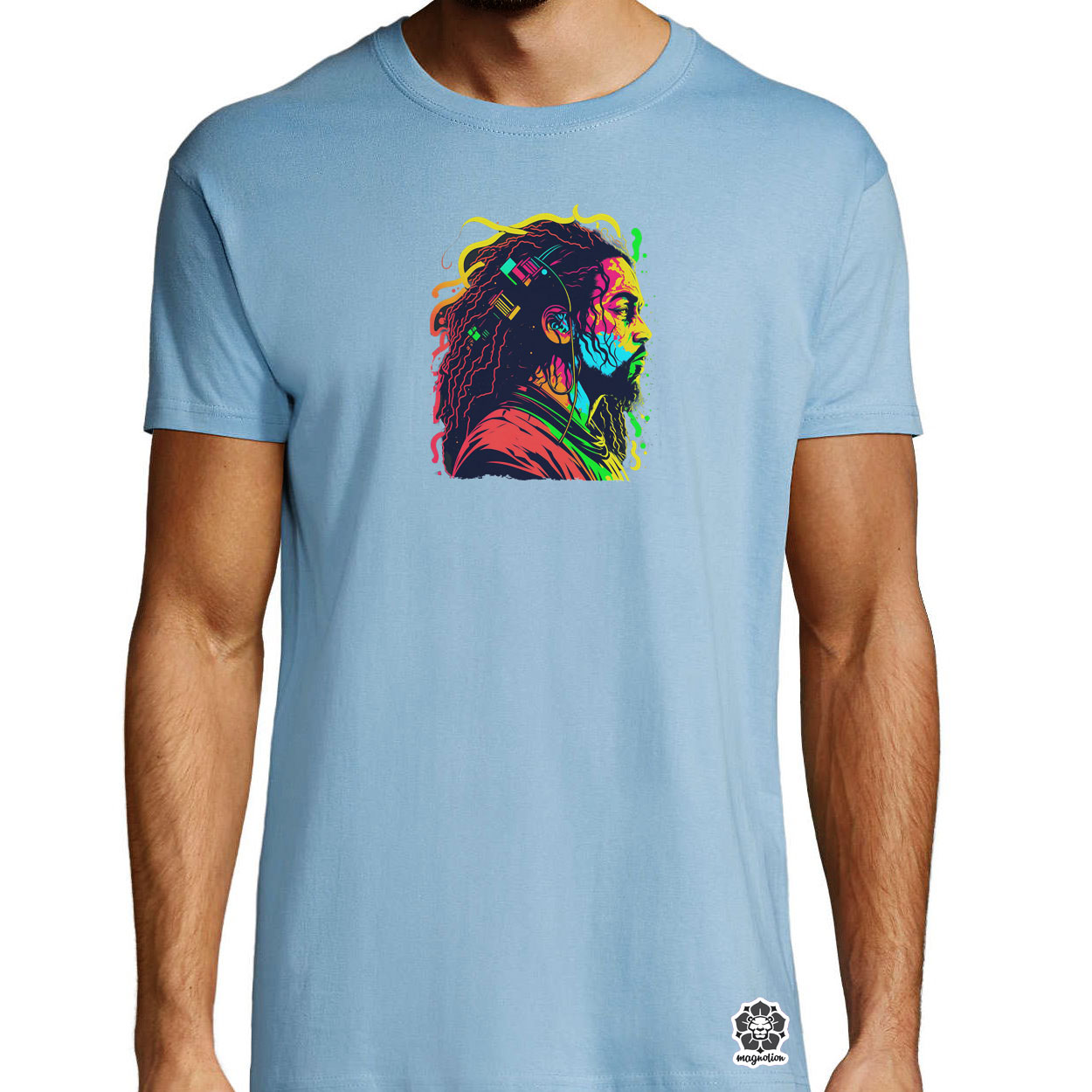 Bob Marley portré v1 egyedi póló 