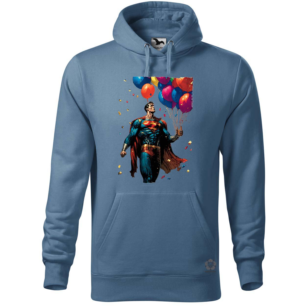 Szuperhős party Superman v1 egyedi  pulóver 