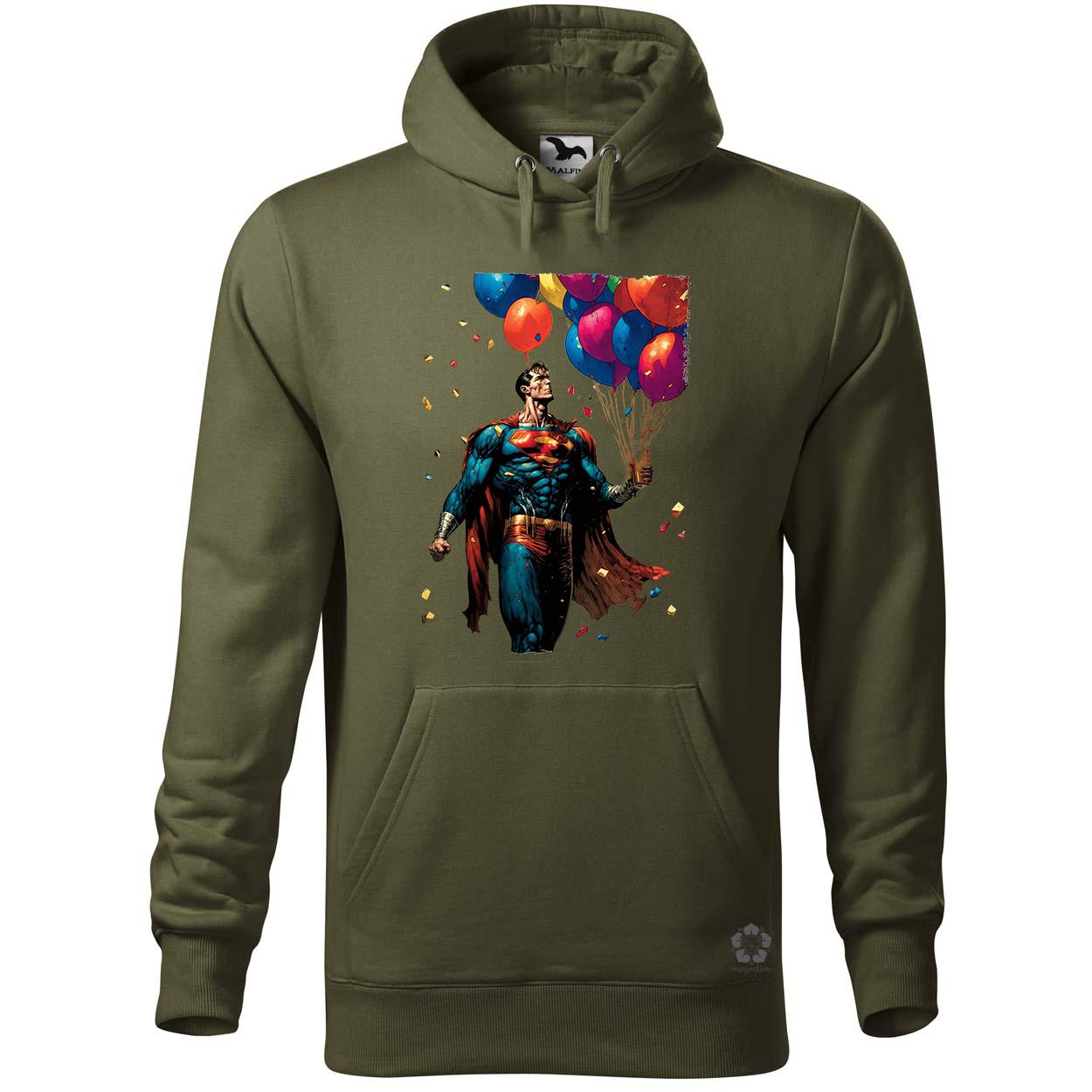 Szuperhős party Superman v1 egyedi  pulóver 