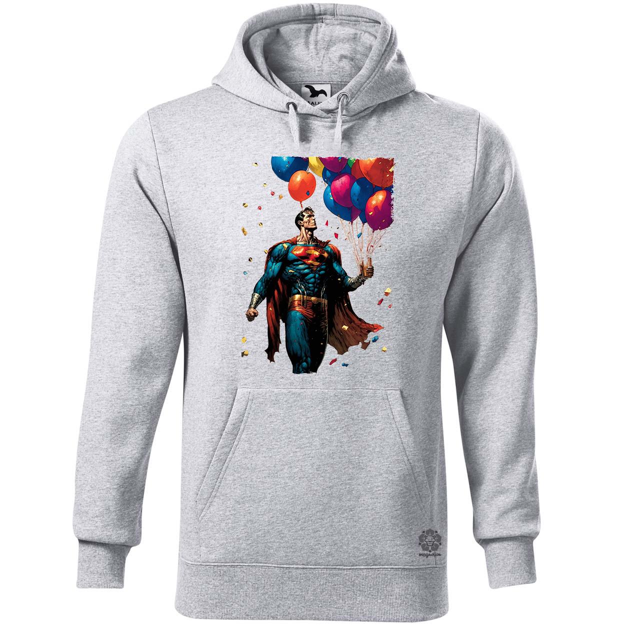 Szuperhős party Superman v1 egyedi  pulóver 