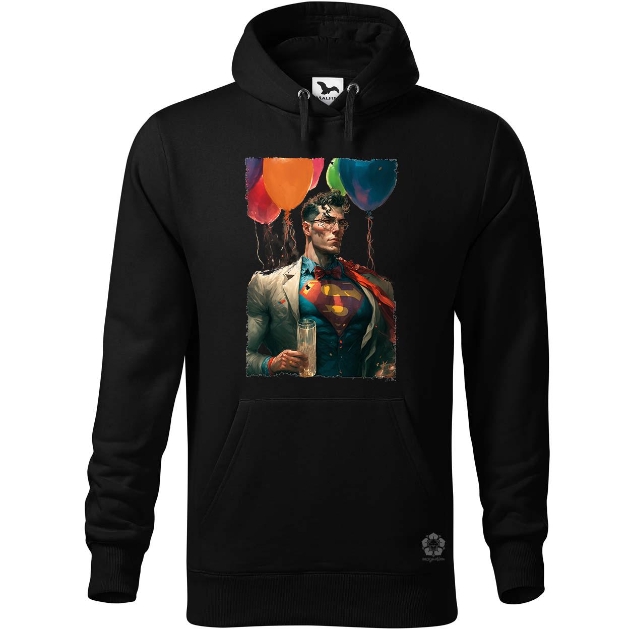 Szuperhős party Superman v2 egyedi  pulóver 