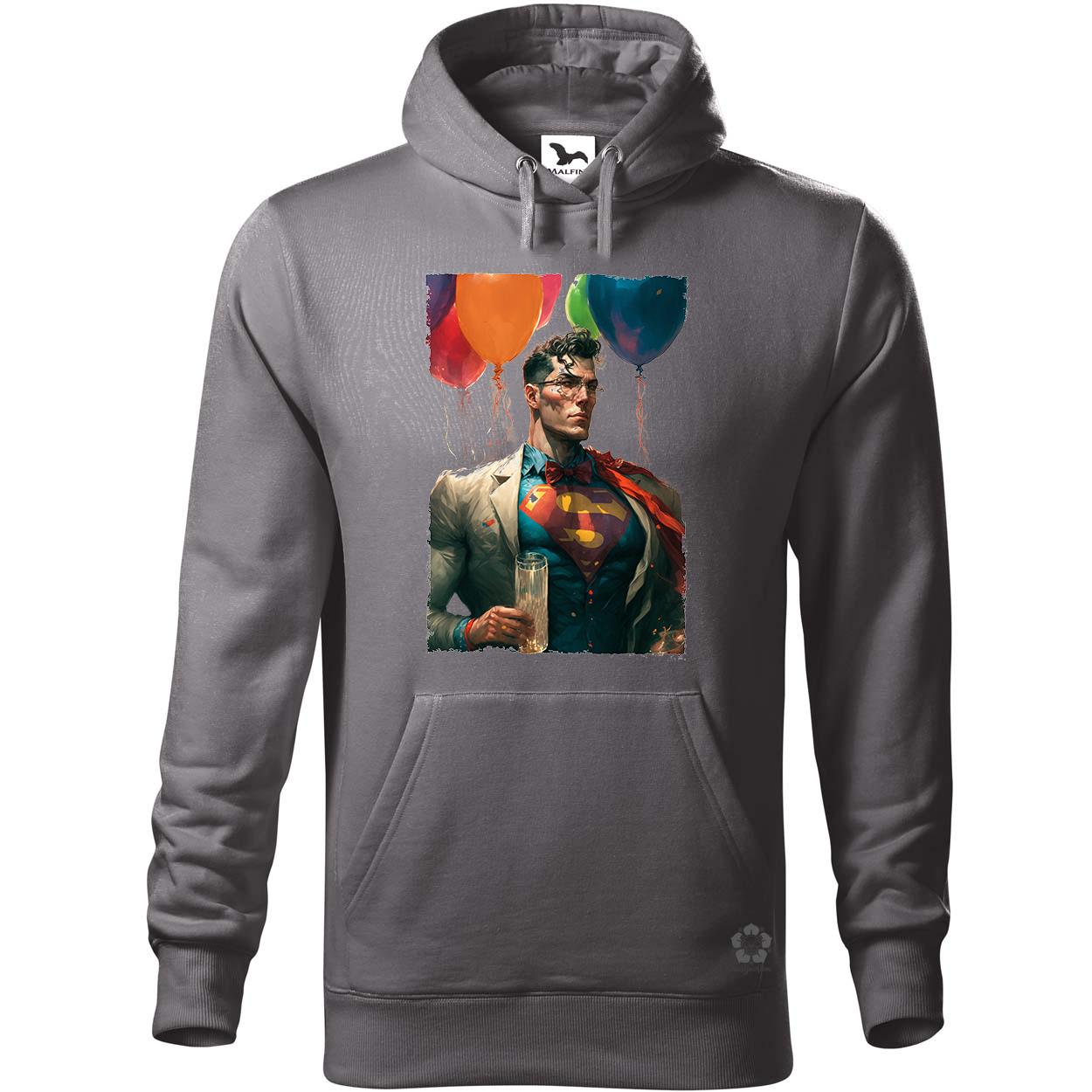 Szuperhős party Superman v2 egyedi  pulóver 