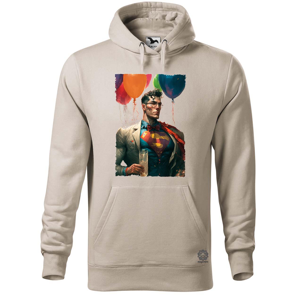Szuperhős party Superman v2 egyedi  pulóver 