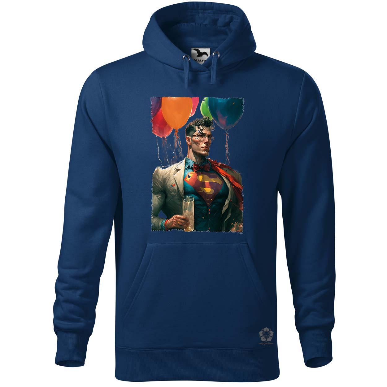 Szuperhős party Superman v2 egyedi  pulóver 