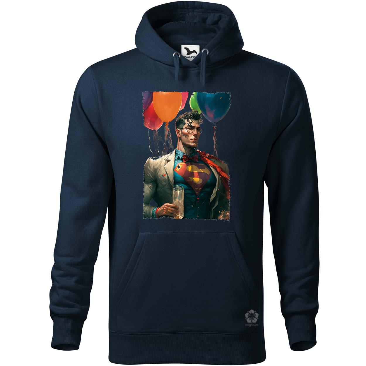 Szuperhős party Superman v2 egyedi  pulóver 