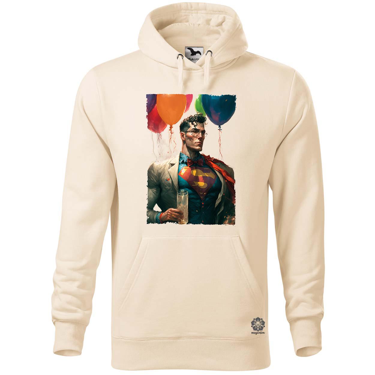 Szuperhős party Superman v2 egyedi  pulóver 