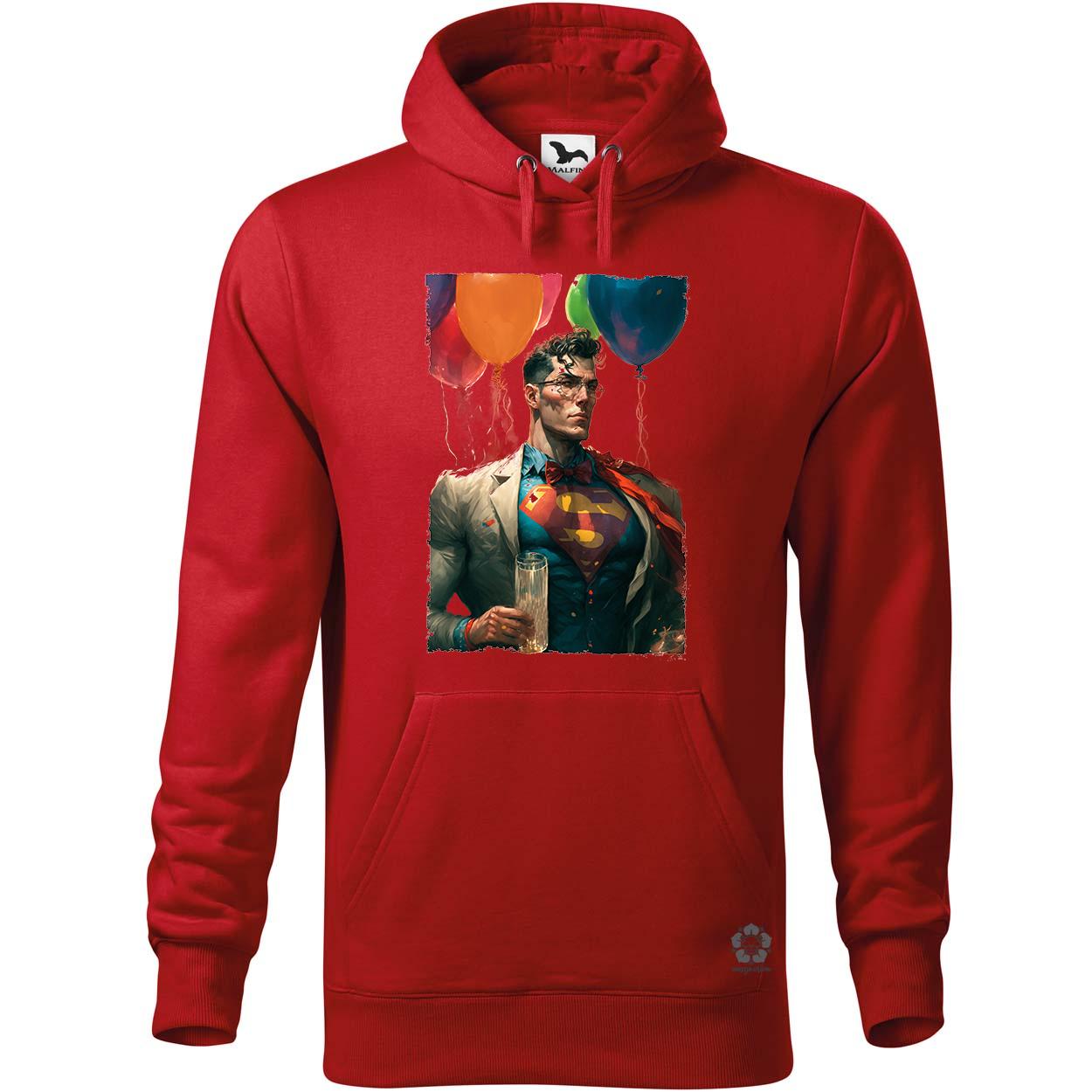 Szuperhős party Superman v2 egyedi  pulóver 