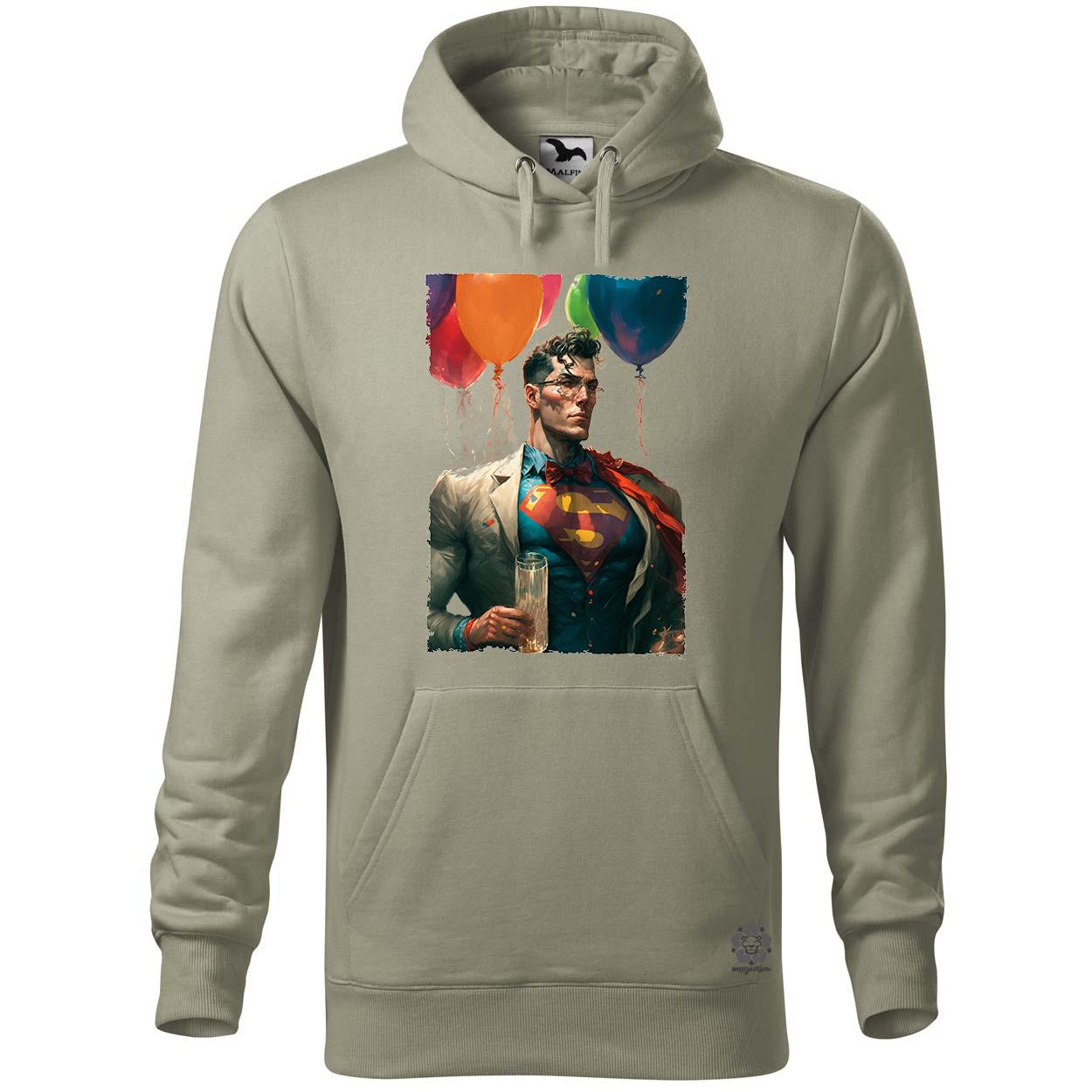 Szuperhős party Superman v2 egyedi  pulóver 