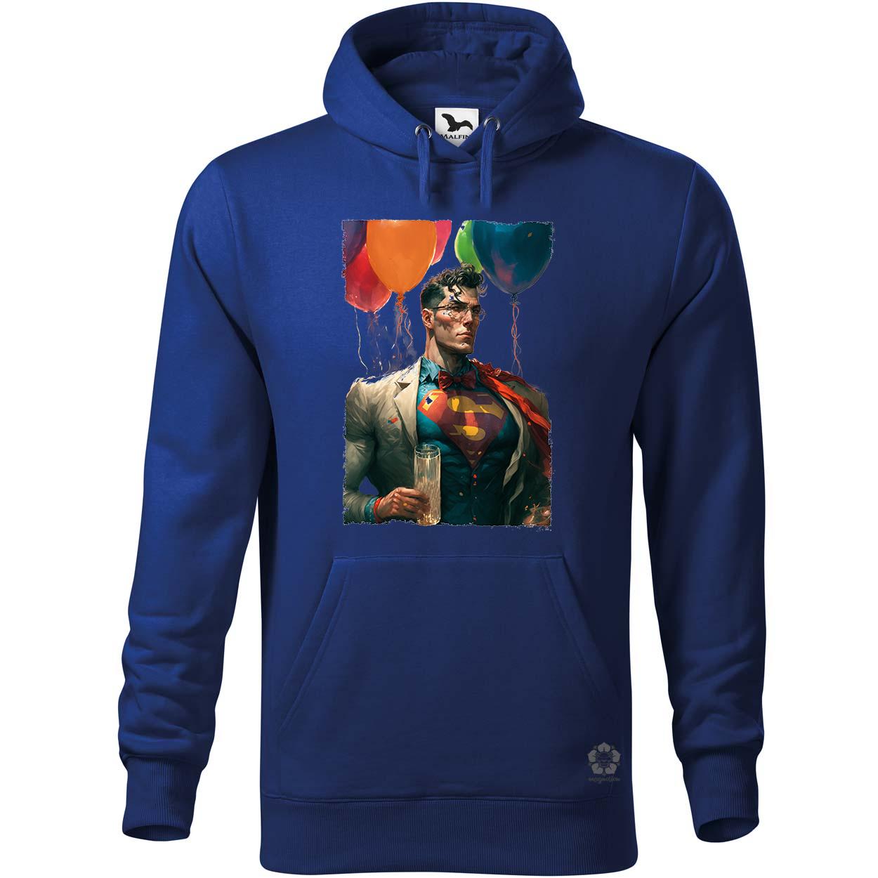 Szuperhős party Superman v2 egyedi  pulóver 