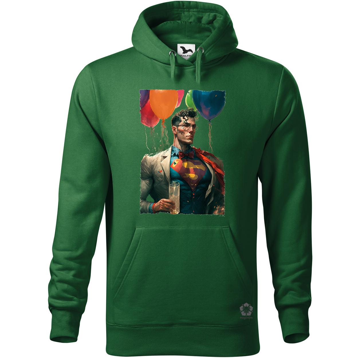 Szuperhős party Superman v2 egyedi  pulóver 