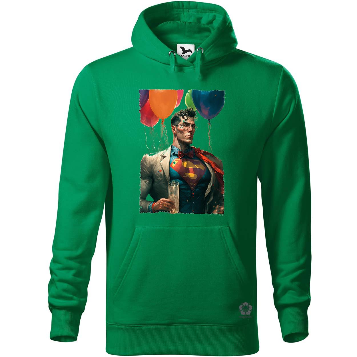 Szuperhős party Superman v2 egyedi  pulóver 