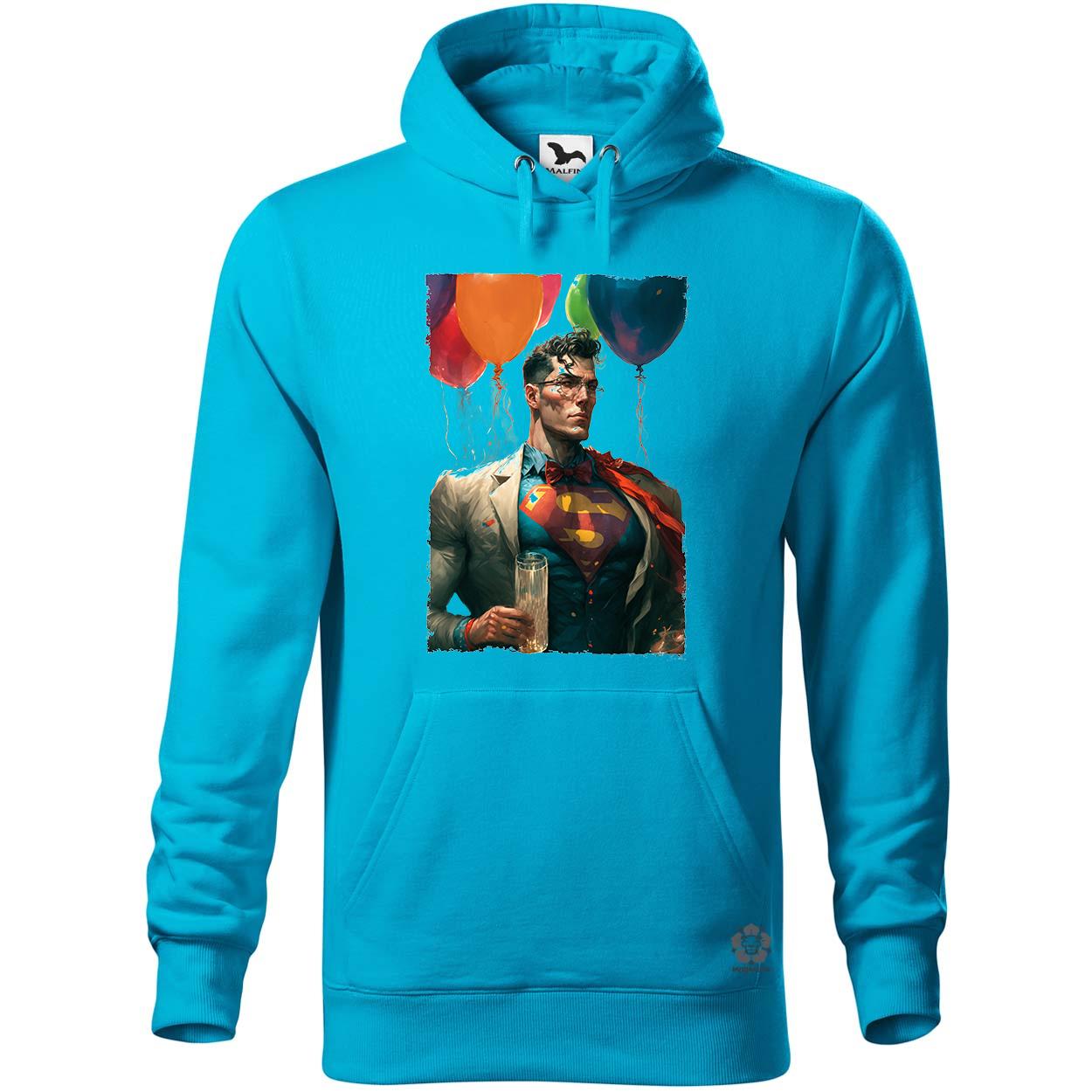 Szuperhős party Superman v2 egyedi  pulóver 