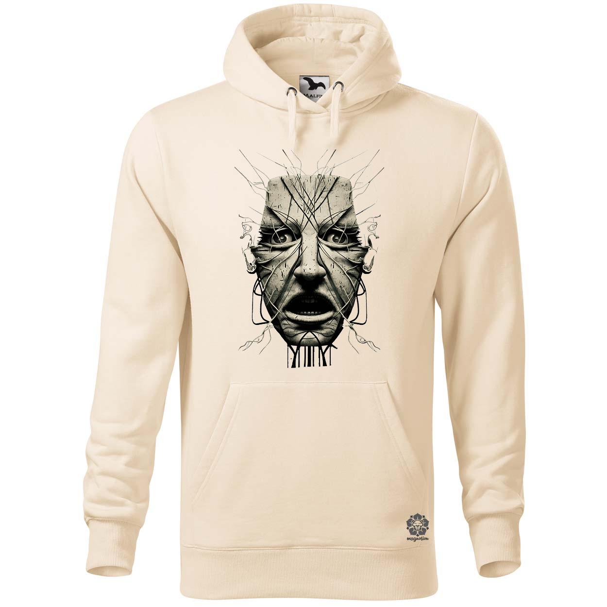 Szürreális arc v1 egyedi  pulóver 