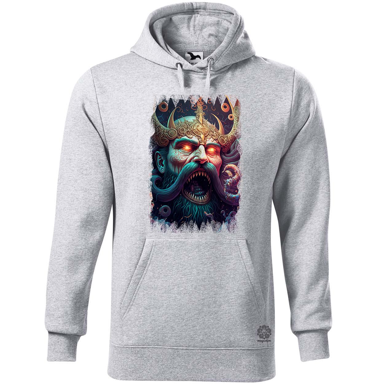 Szürreális Viking v4 egyedi  pulóver 