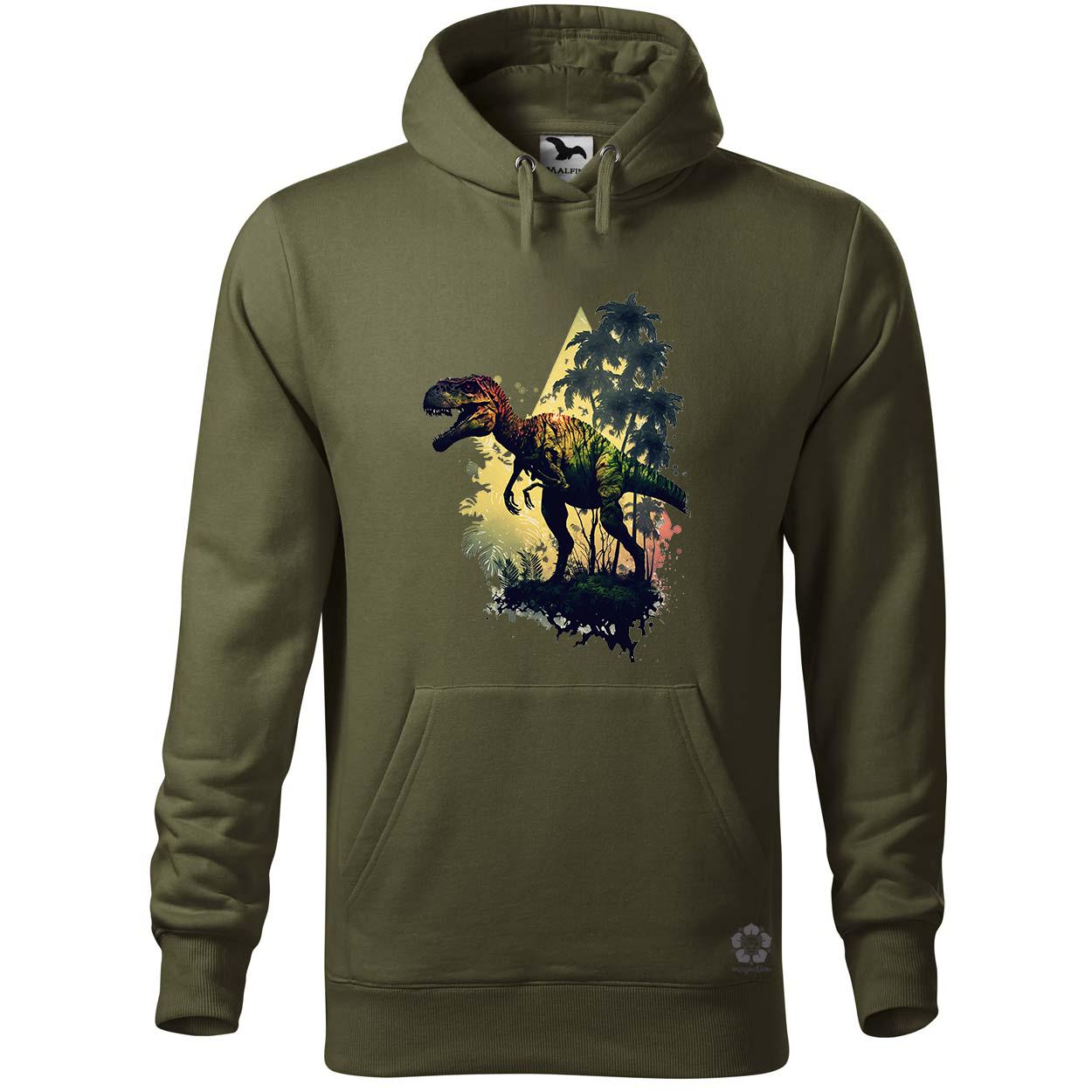 T-rex dzsungelben v2 egyedi  pulóver 