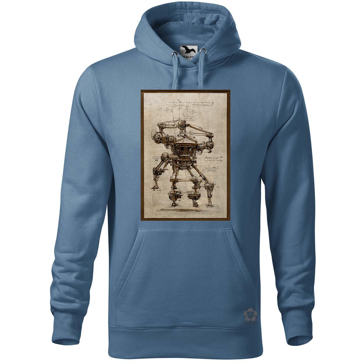 Műszaki vázlat da Vinci stílusban v1 egyedi  pulóver 