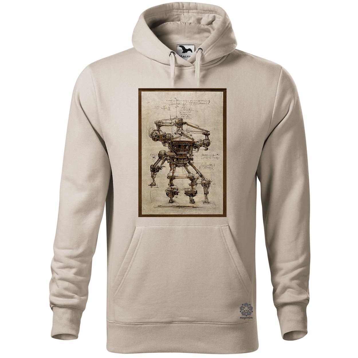 Műszaki vázlat da Vinci stílusban v1 egyedi  pulóver 
