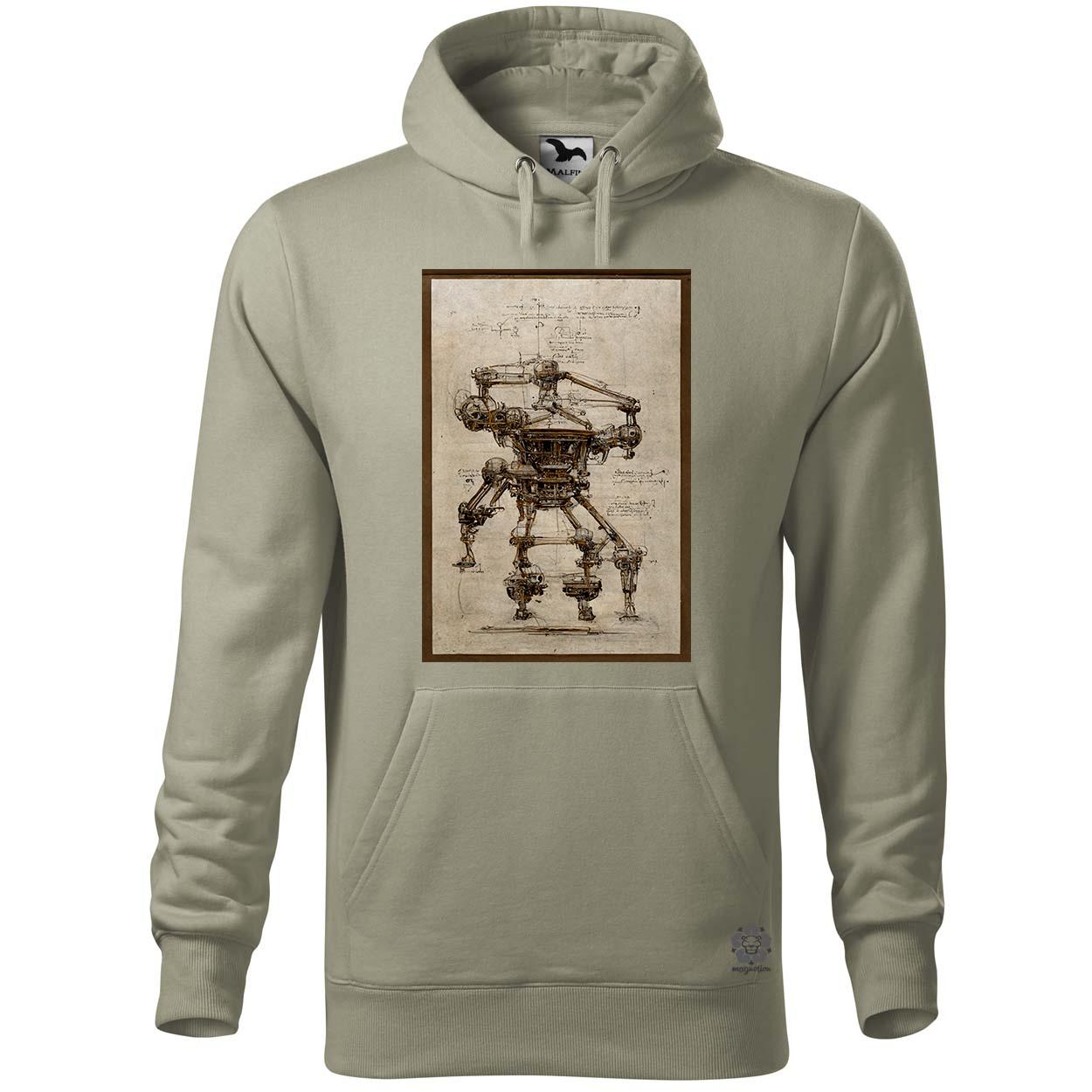 Műszaki vázlat da Vinci stílusban v1 egyedi  pulóver 