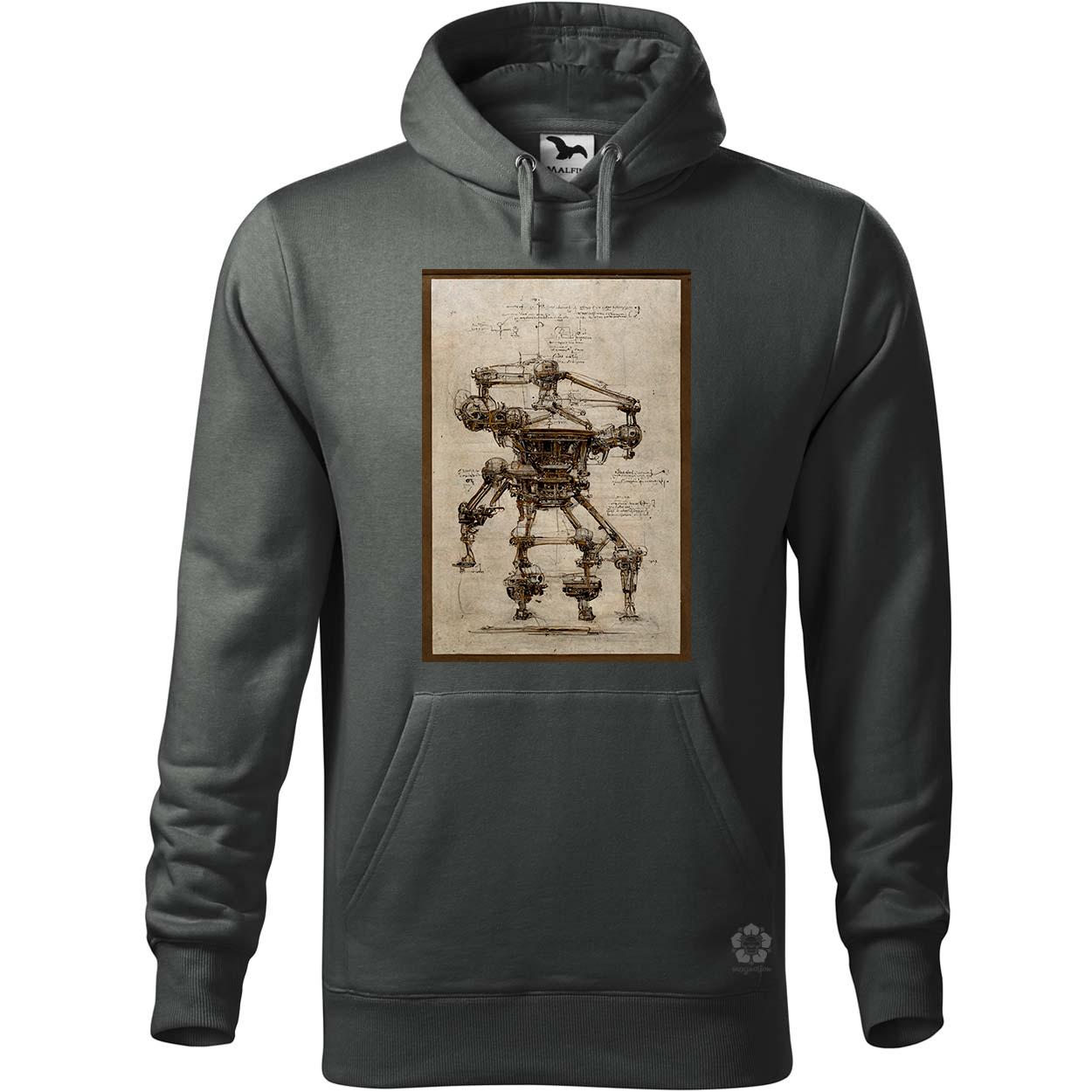 Műszaki vázlat da Vinci stílusban v1 egyedi  pulóver 