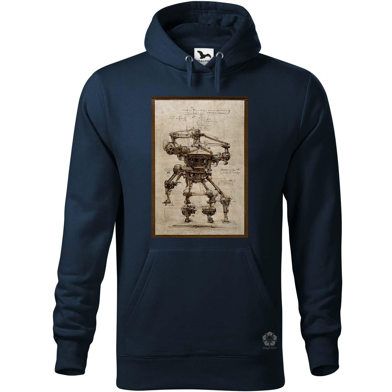 Műszaki vázlat da Vinci stílusban v1 egyedi  pulóver 