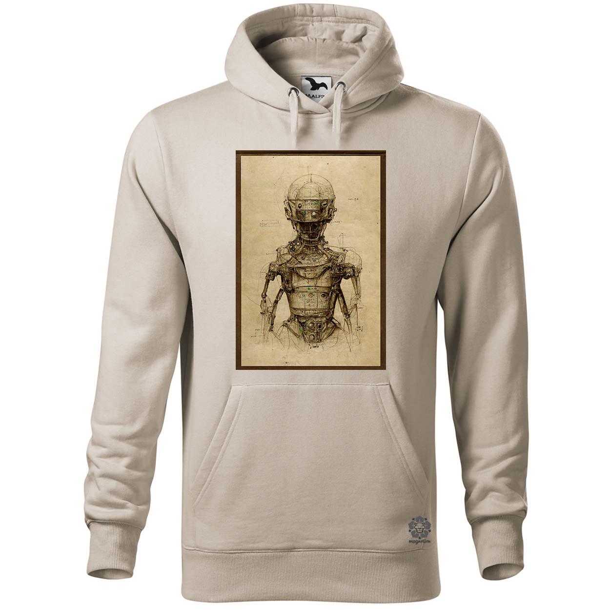 Műszaki vázlat da Vinci stílusban v2 egyedi  pulóver 