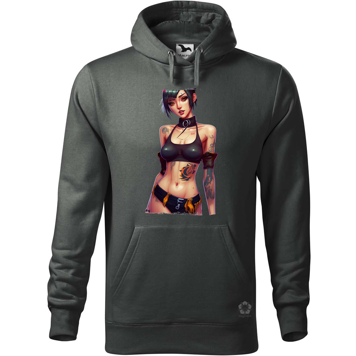 Tetovált anime lány v2 egyedi  pulóver 